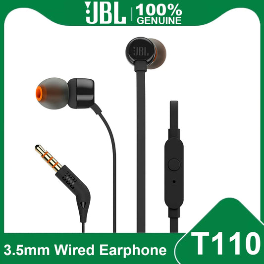 JBL T110 Auriculares con cable de 3,5 mm