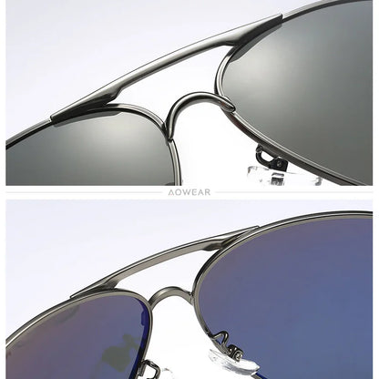 Gafas de sol de aviación para hombre AOWEAR