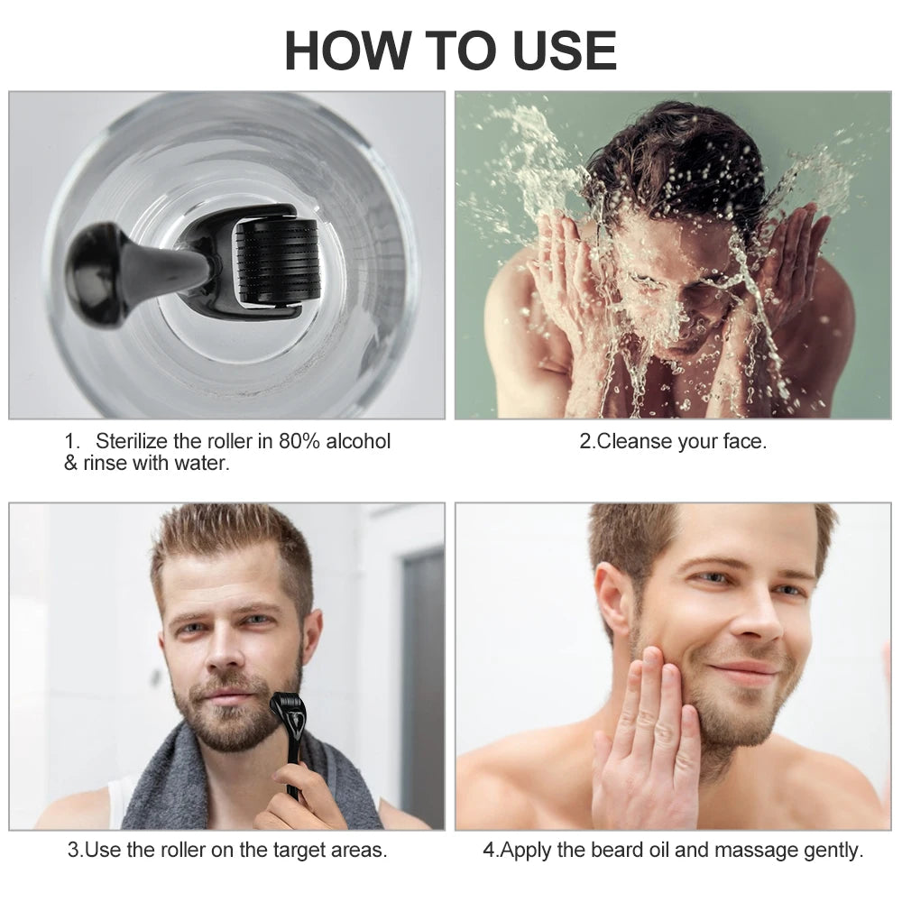 Kit de crecimiento de barba para hombres